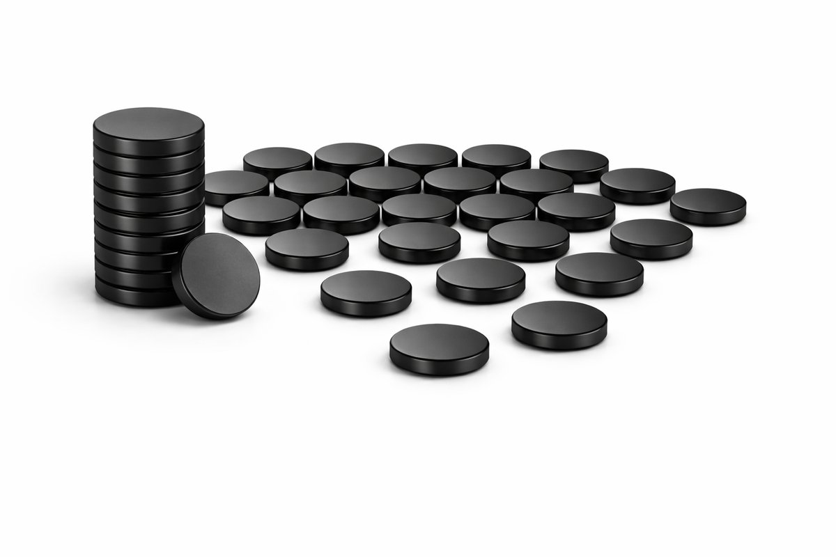 Brute Force Magneten – Neodymium Magneten N52 – 8x2 mm – Extra Sterk – Kleine Schijf Magneten – Set van 40 Stuks – Zwart