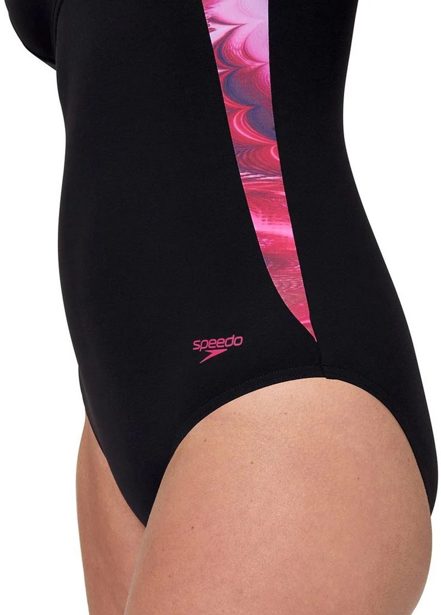 Speedo Lunalustre Printed Shaping Badpak Dames — afbeelding 10