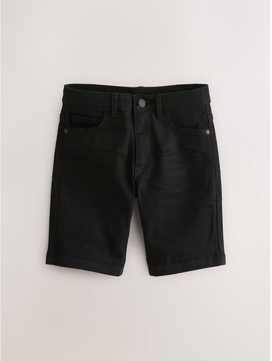 Next - Jongens - Denim short - Zwart