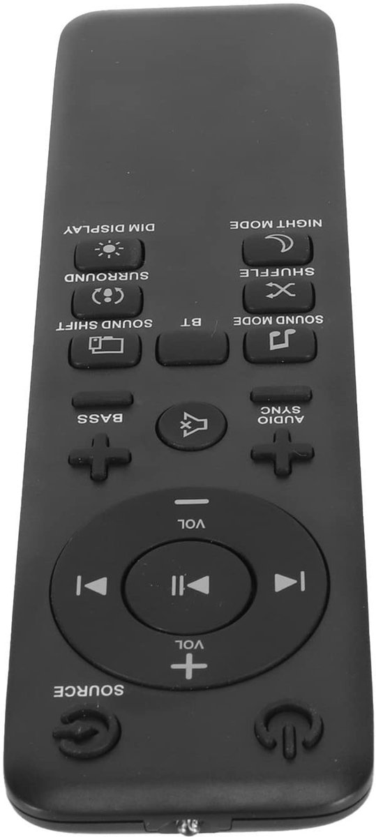 BeiJingLiangPinJiaZuoKeJiWenHuaFaZhanYouXianGongSi Soundbar Afstandsbediening Zwart - afbeelding 3