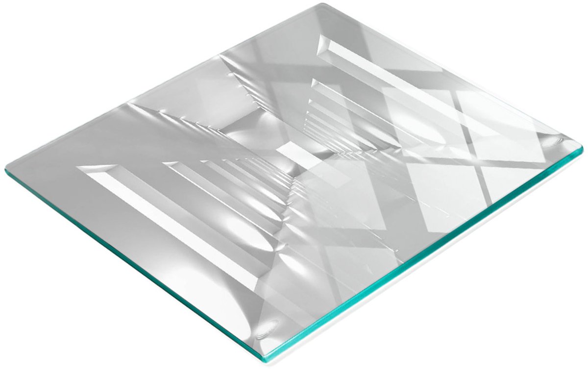 Decoratieve keukensnijplank van gehard glas voor de hal, 60x52 cm