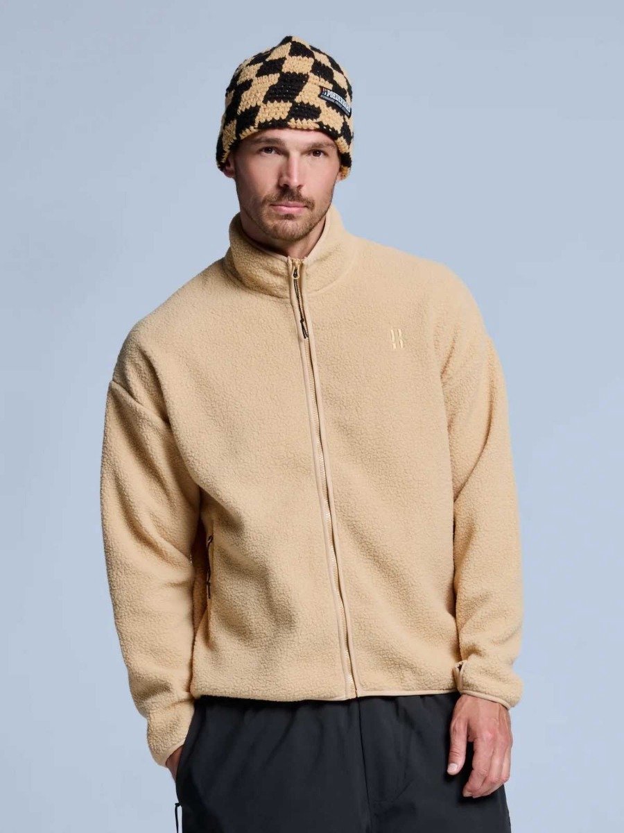 Poederbaas Sherpa Jacket Heren Four Seasons Warm Sand Beige