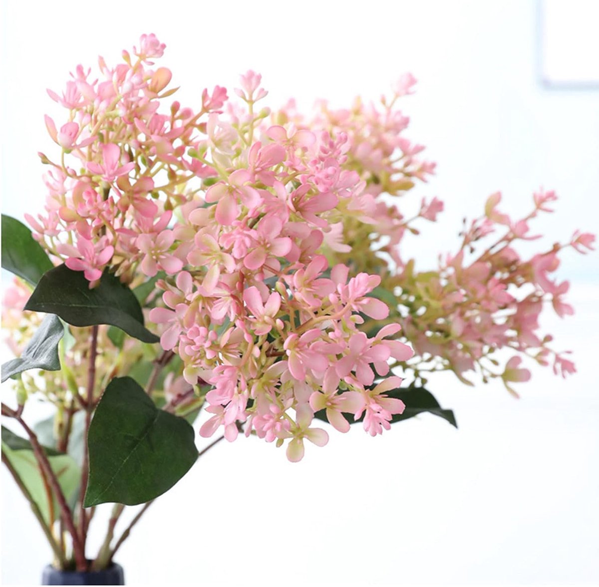 6 Trossen Kunstbloemen Winterjasmijn 15 Inch - UV-bestendige Nep Bloemen voor Binnen en Bu