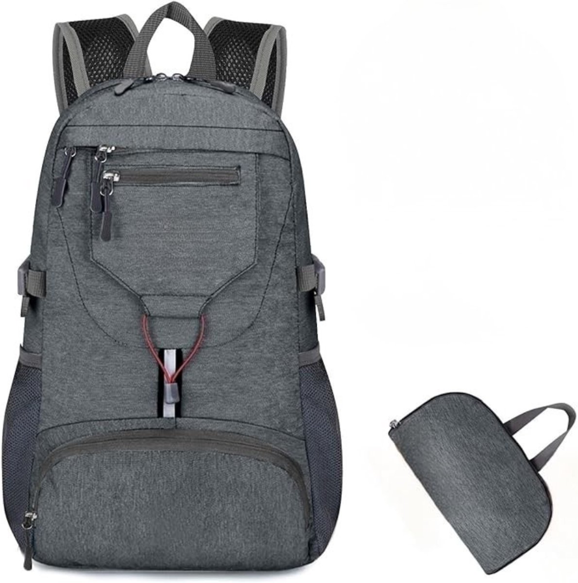 Wandelrugzak voor Dames en Heren - Unisex - Wandel Rugzak Klein - Trekrugzak - Dagrugzak - Reistassen - Polyester - 20L - Grijs - van Imperatoris
