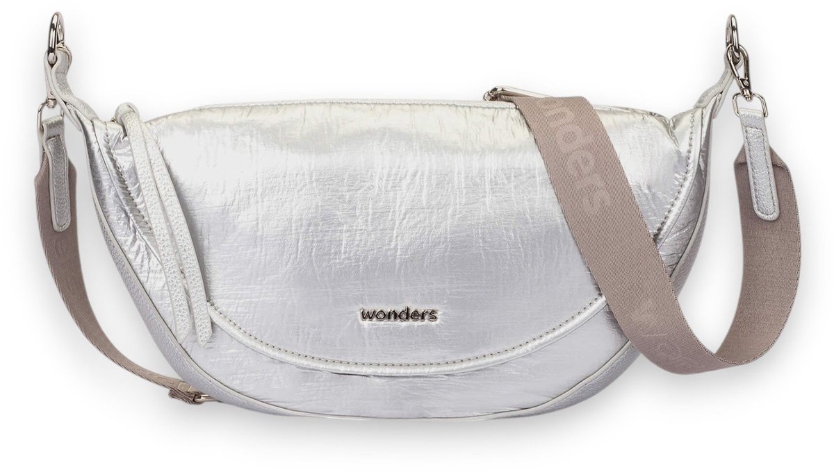 Wonders Zilveren Muse handtas