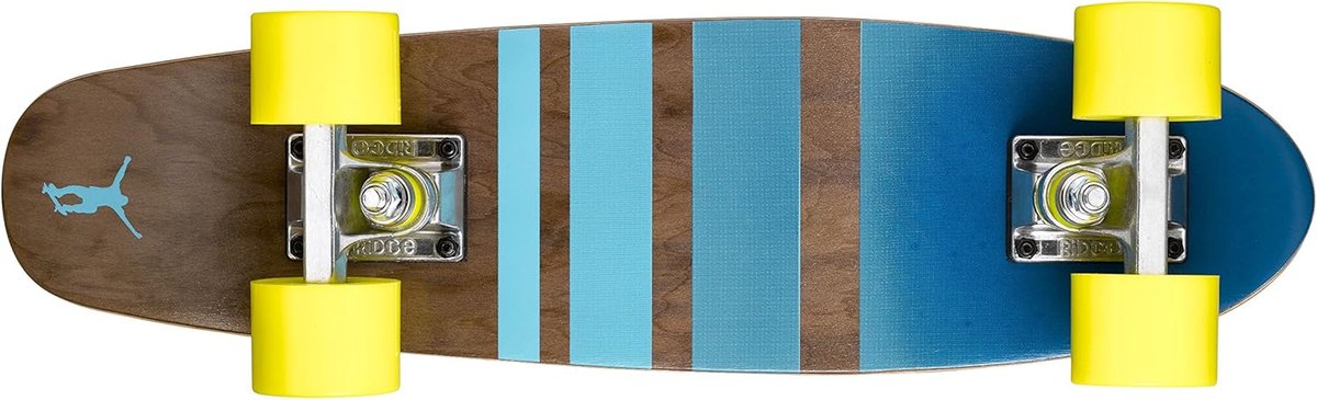Mini Cruiser Skateboard 55cm Compleet Gemonteerd Met Zachte Wielen