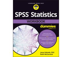 Omslag van SPSS Statistics Workbook For Dummies