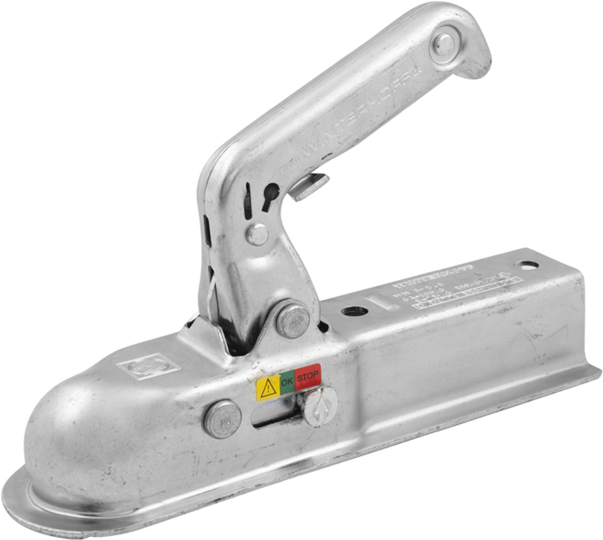 Koppeling - Ongeremd - Vierkant 40mm - 800KG - Winterhoff - Aanhangwagen Koppeling - Aanhanger