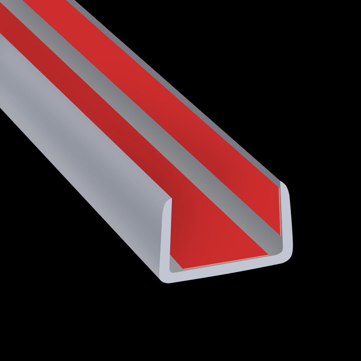 Flexibele Zelfklevende U-Vormige Randafwerking Rubber voor Meubels en Werkbladen