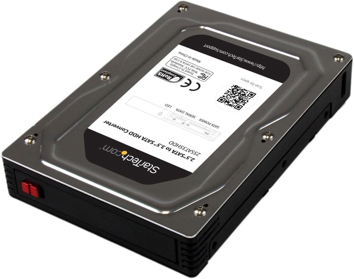 Adapter Behuizing 2.5 inch SATA SSD/HDD naar 3.5 inch voor Desktop Behuizingen