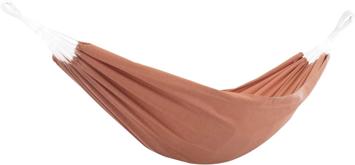 Tweepersoons Hangmat - Dubbele Hangmat - Ontspannen in de tuin - Sunbrella stof - 365 x 137 cm - Coral