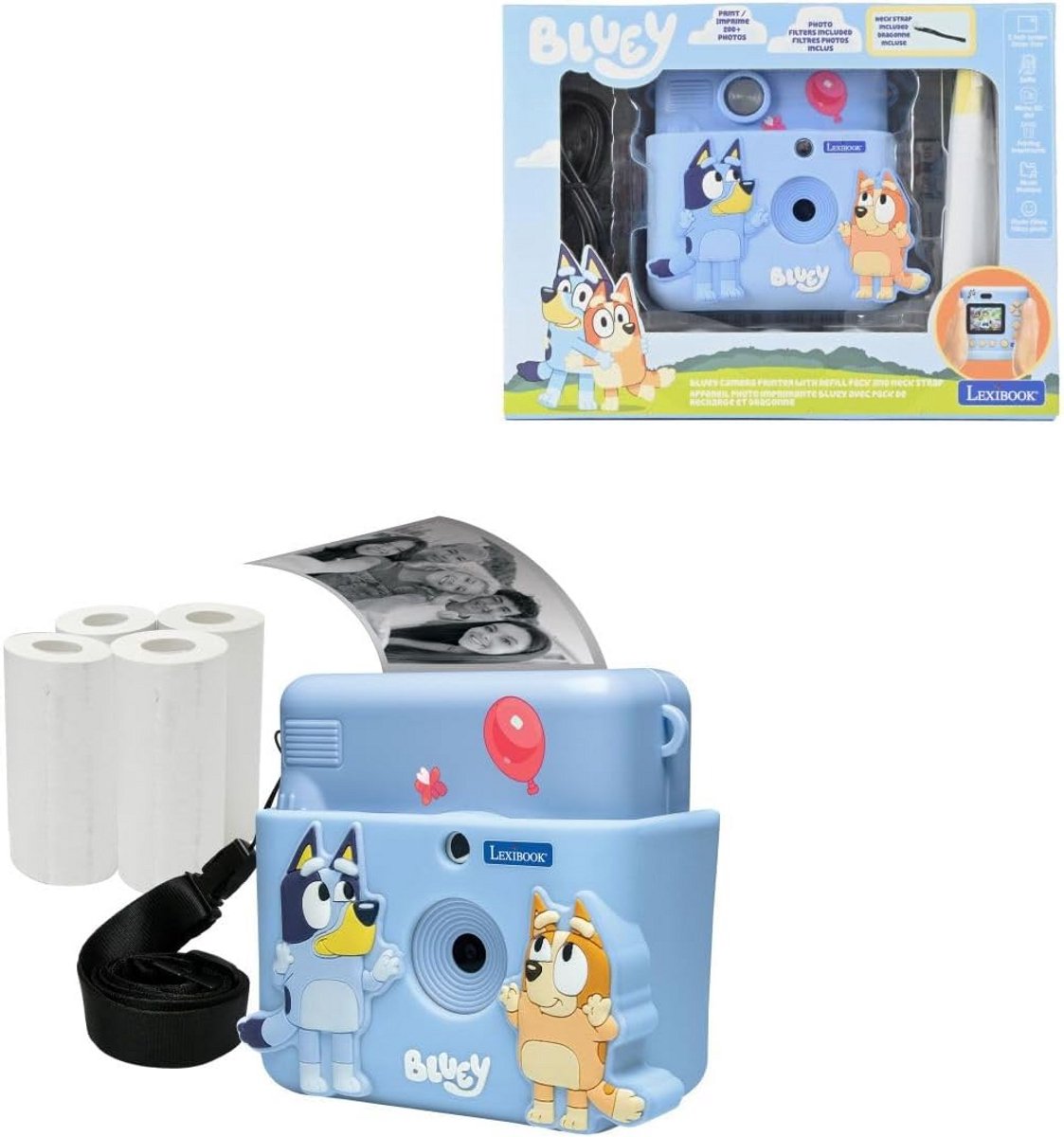 Instant Camera - Kindercamera Printen - Herinneringen Vastleggen - Directe Afdruk Functie - 9.8 x 9.2 x 5.1 cm