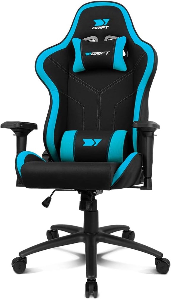Ergonomische Gaming Stoel met 4D Armleuningen en Hoge Kwaliteit Stof