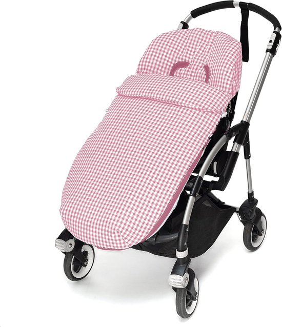 Universele Voetenzak en Verschoon-/Broodtrommeltas voor Kinderwagen - Klassiek Geruit van Merkloos — afbeelding 3