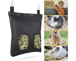 Hooi Voederzak voor Konijn, Cavia en Kleine Dieren - Duurzame Hangende Hooi Dispenser