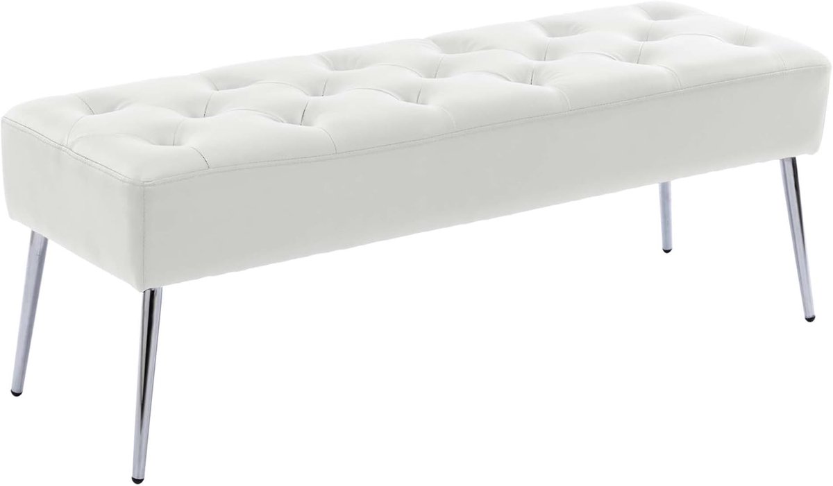 Gestoffeerde zitbank met knopen voor entree, woonkamer en slaapkamer