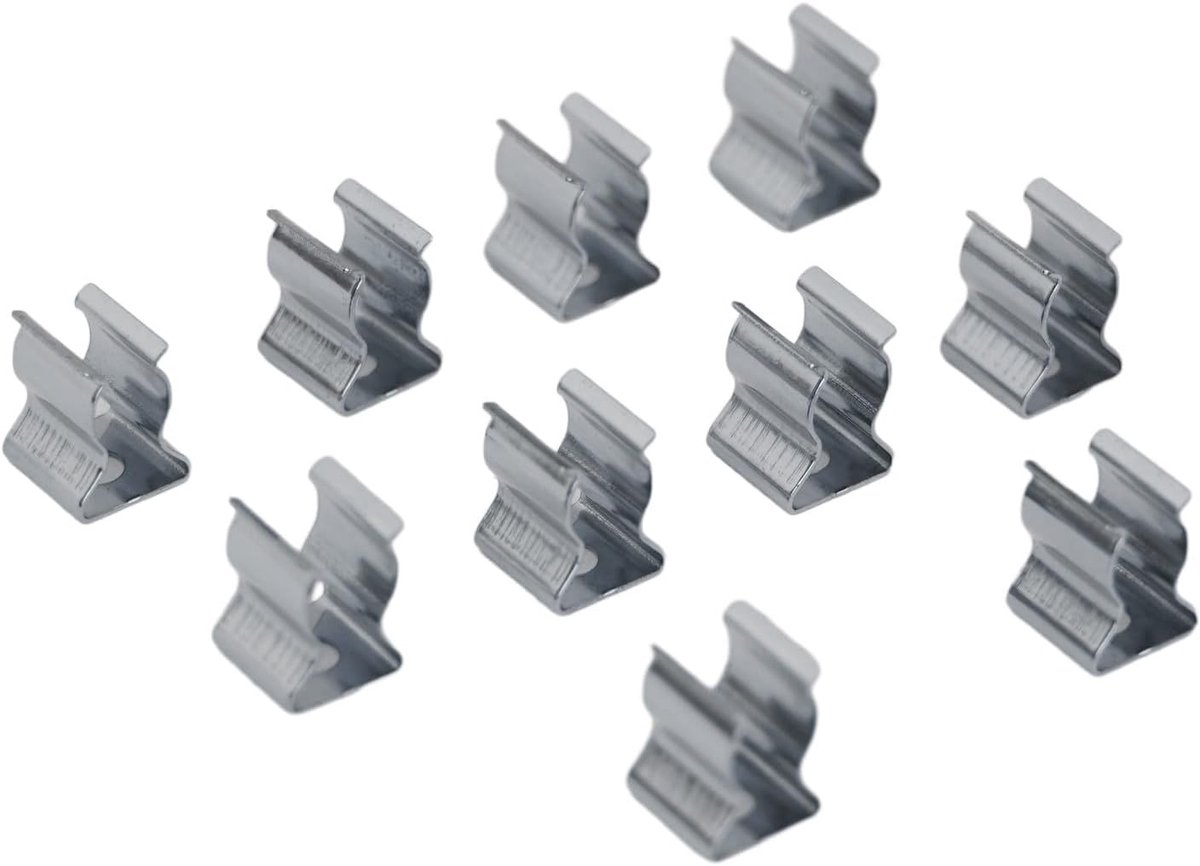 10x Zware Borstelhouder Clips voor Gereedschap - Open Type Veer Klemmen