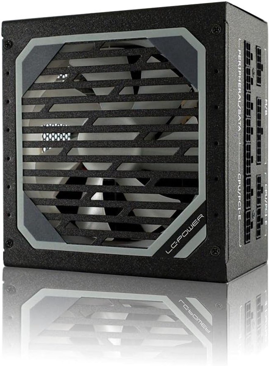 Voeding PC - Netvoeding Computer - Stabiele Stroom - 550 Watt Vermogen - ATX Formaat - Zwart