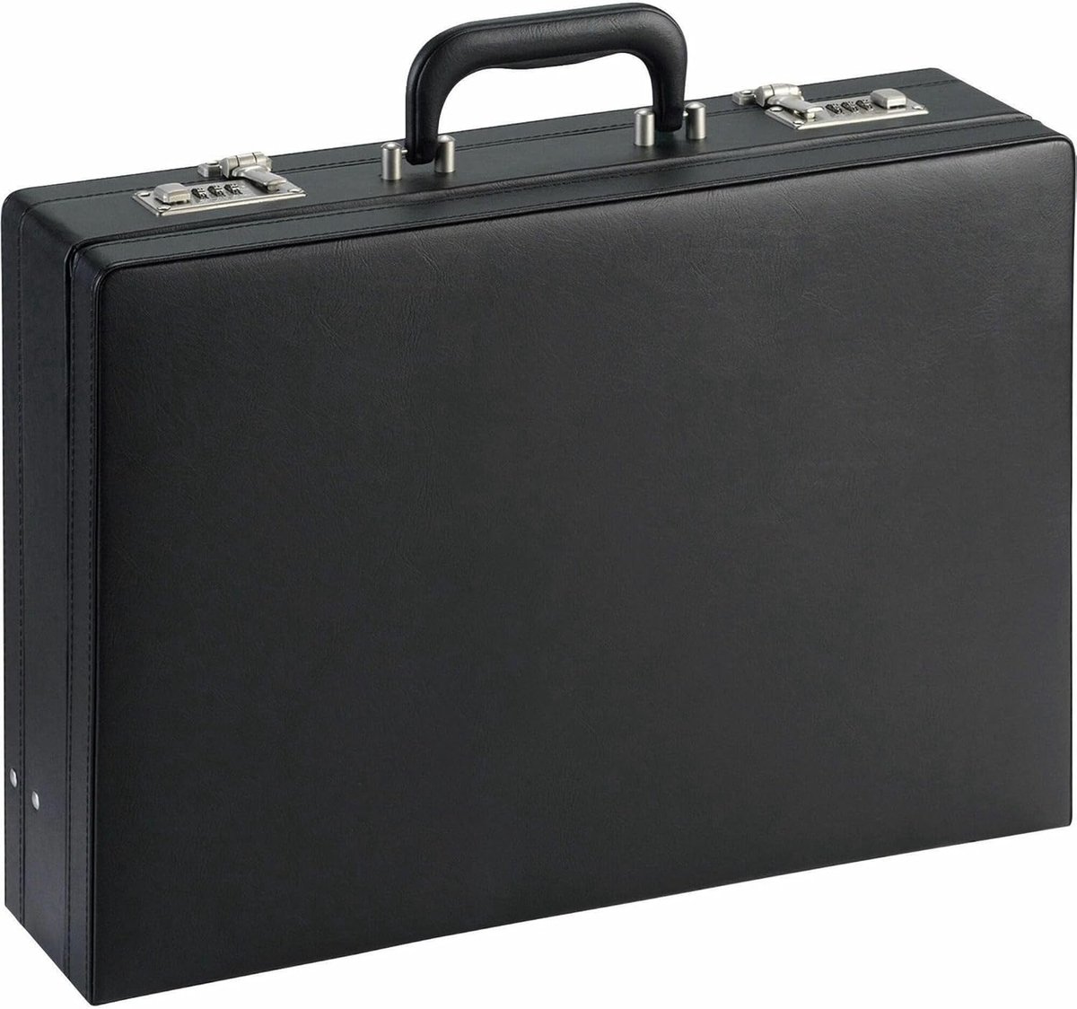Attache Koffer - Aktetas Laptoptas - Zakelijk Vervoer - Dubbel Combinatieslot - 4-5 inch Uitbreidbaar - Zwart
