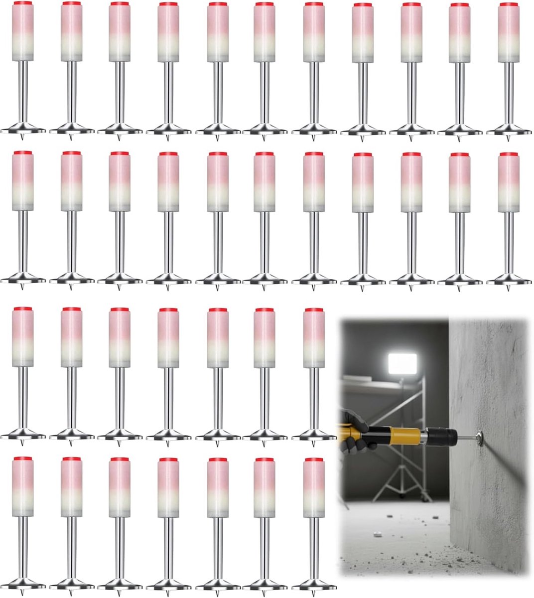 Ronde Spijkers voor Spijkerpistool - 400 Stuks Beton- en Plafondspijkers