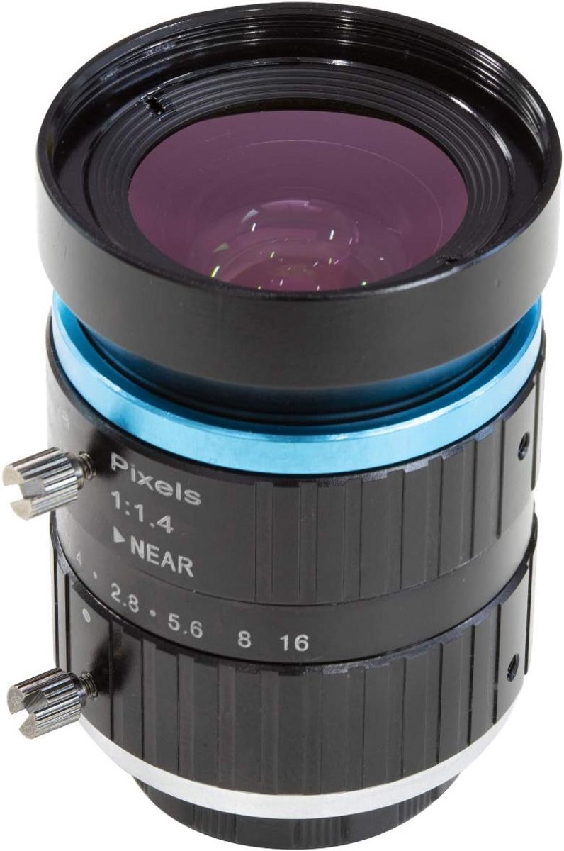 C-Mount Lens 16mm voor Raspberry Pi HQ Camera 12MP met C-CS Adapter