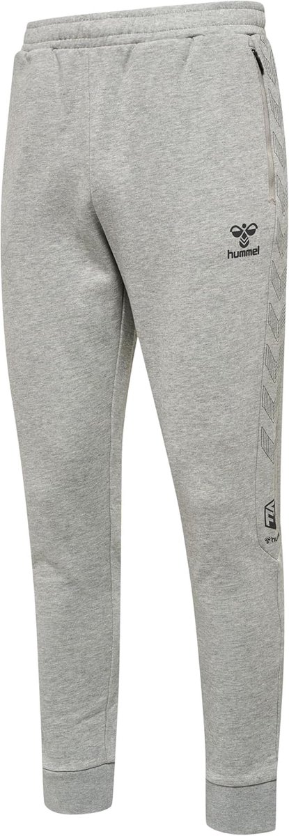 Casual Broek - Joggingbroek Heren - Comfortabele Vrije Tijd - Verstelbaar Trekkoord - Maat M - Grijs Melange