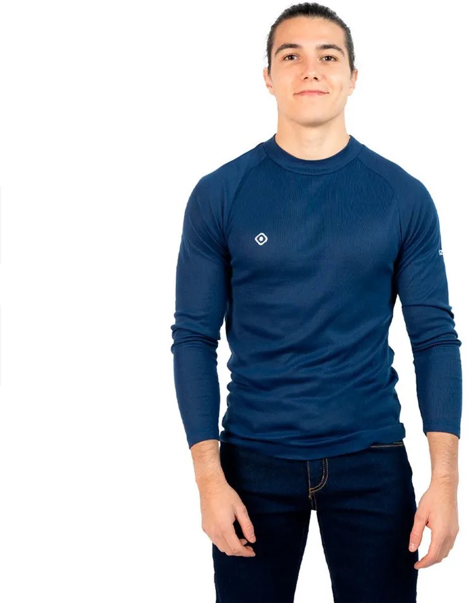 Izas Kan Lange Mouwen Basislaag Man Blauw