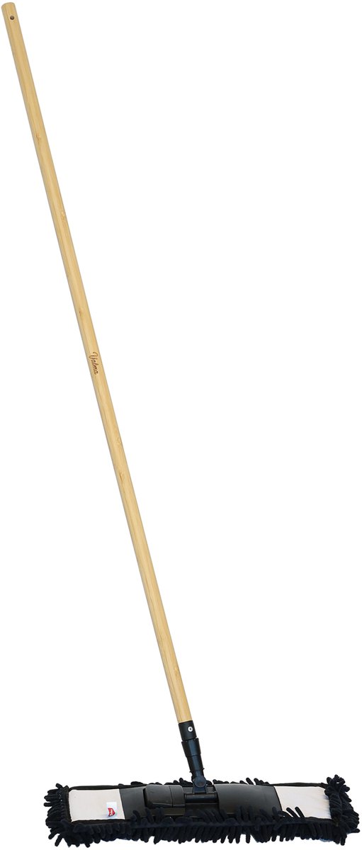 Valma ECO Friendly Vloerwisser – Duurzaam - Milieuvriendelijk bamboe steel – Lengte 120cm – Dweilbreedte 43x12cm - Voor het reinigen van parket, laminaat, kurk of plavuizen