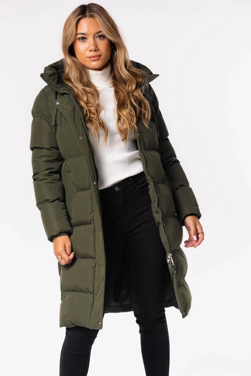 Getdrezzed Winterjas - Maat: XS - winterjas medium kaki