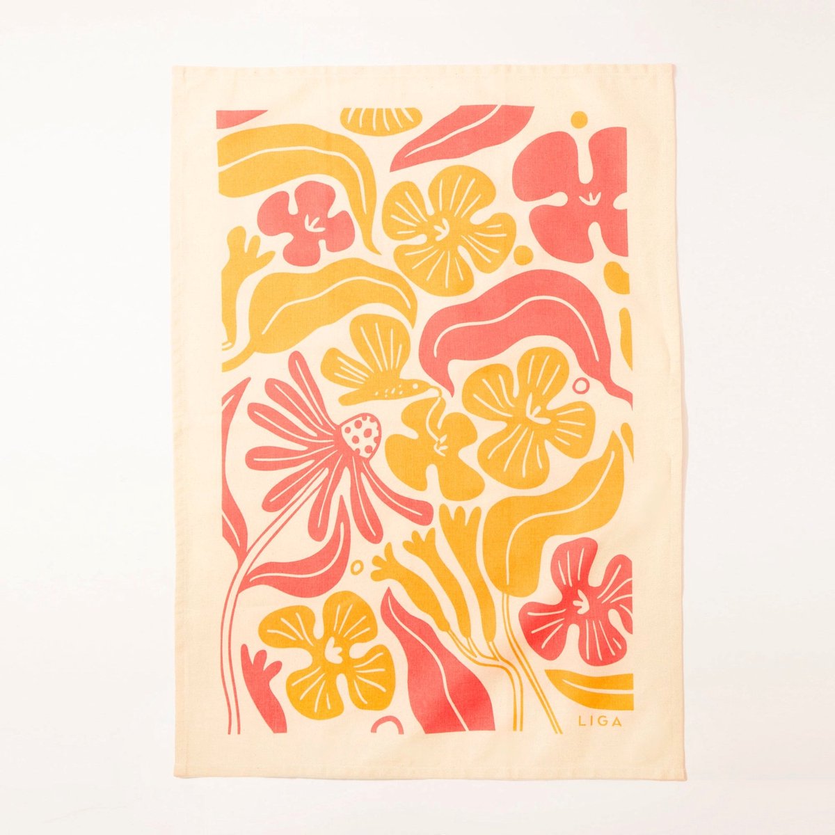 Love Liga theedoek - Flora