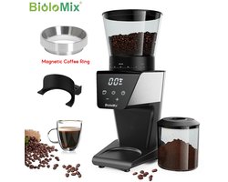 Zolara Koffiemolen - Elektrische koffie molen - 300W motor - Zwart