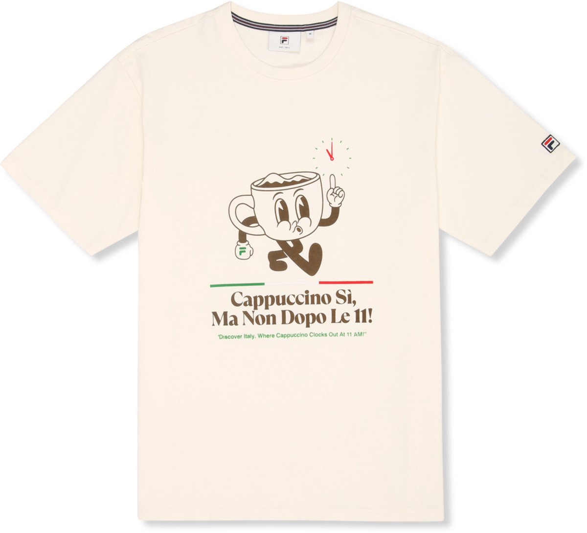 T-shirt Fila Navigli Caff Relaxed Graphic Aigrette