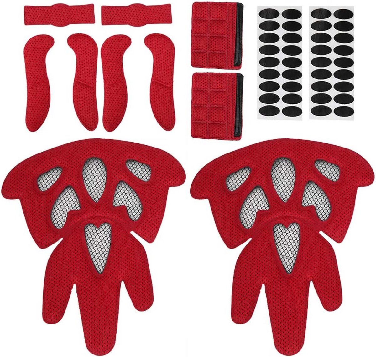 Universele Helmvoering Set 2 stuks - Ademend Binnenkussen voor Fiets- en Veiligheidshelm