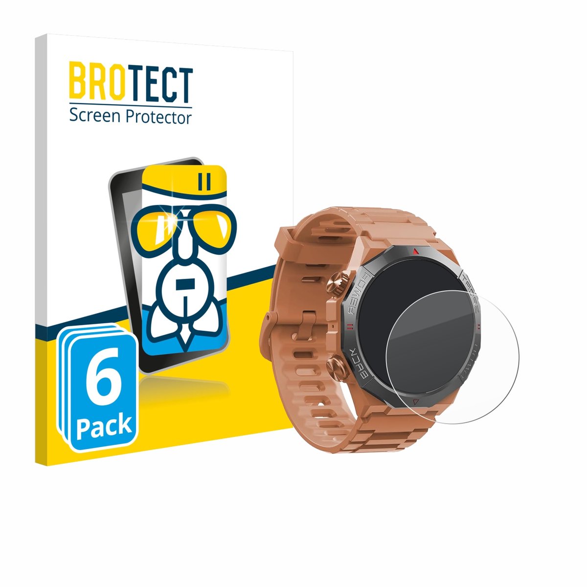 Screenprotector 6 Stuks voor Qecnato S10 1.39" Beschermglas transparant