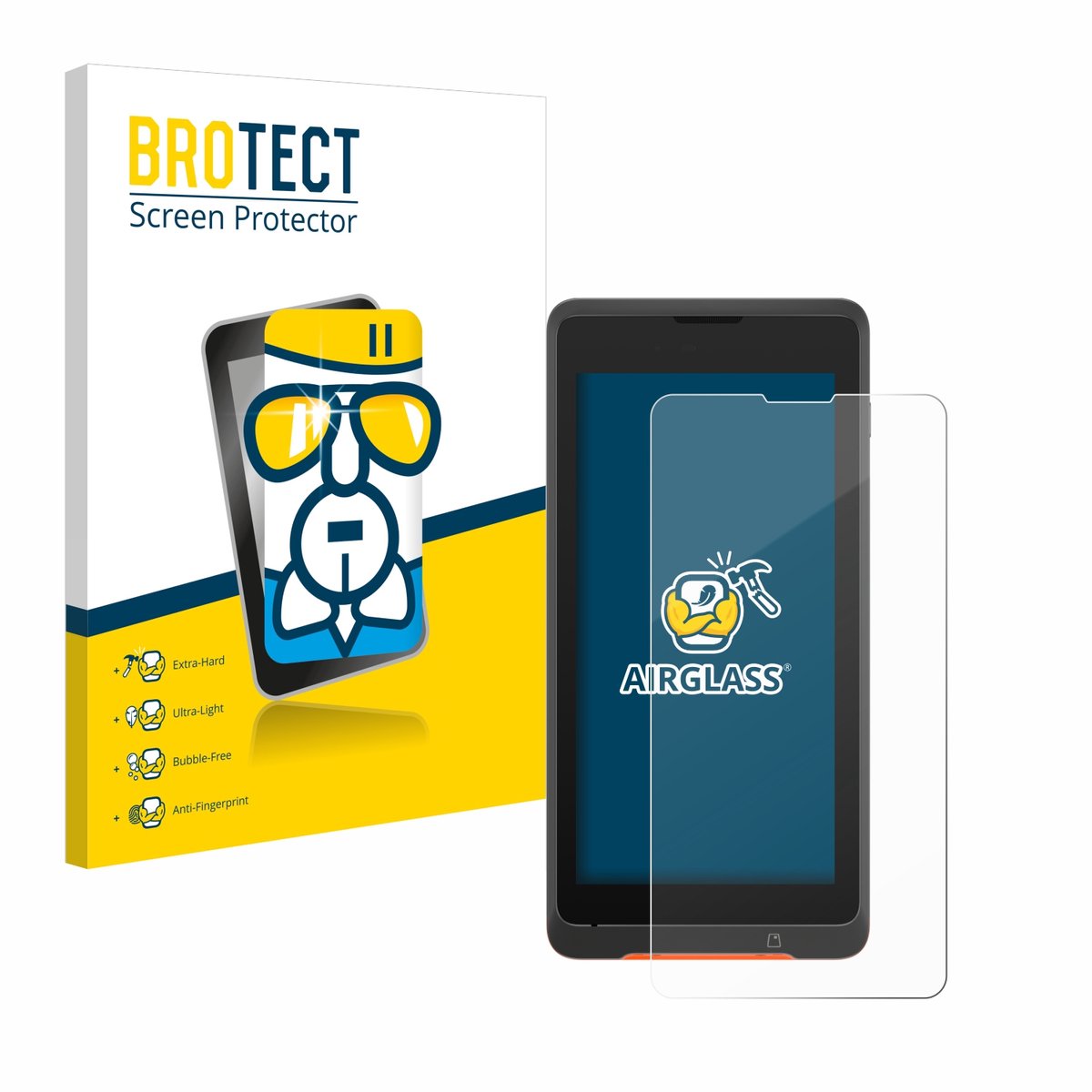 Screenprotector voor Sunmi P2 Lite SE Beschermglas transparant
