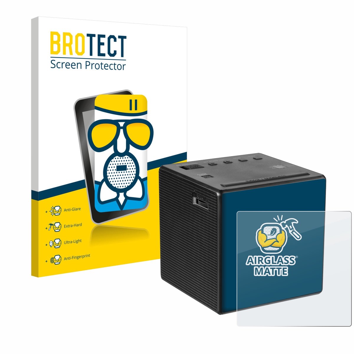 BROTECT - Screenprotector voor Sony ICF-C1 - Folie Beschermfolie Beschermglas matte
