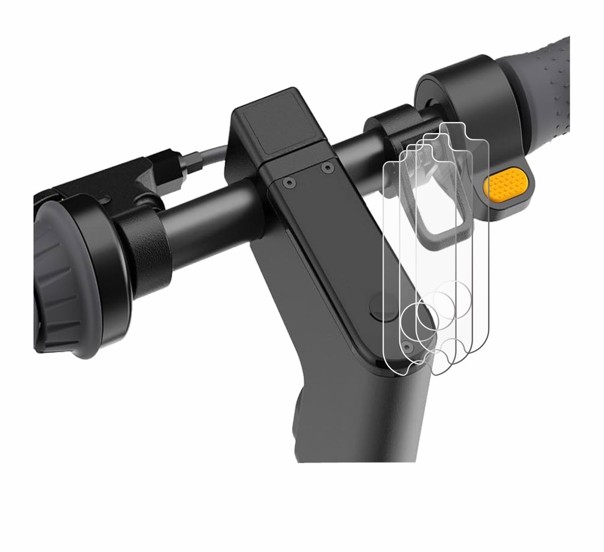 3 Stuks Savvies Screenprotector - geschikt voor Segway Ninebot KickScooter MAX G2D - beschermfolie glas transparant – foto 5
