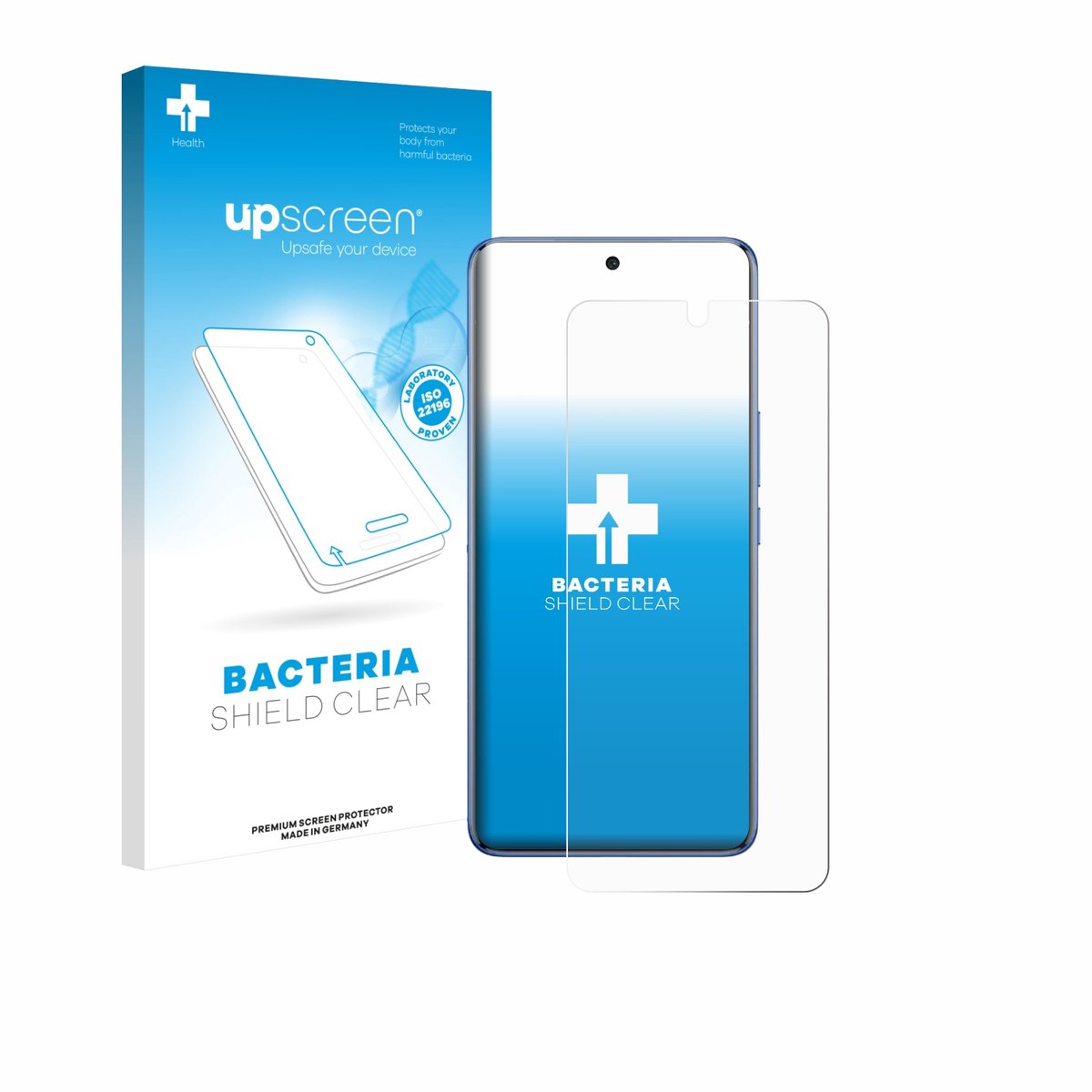 upscreen - Screenprotector voor Vivo V50e - Folie Beschermfolie transparant antibacterieel