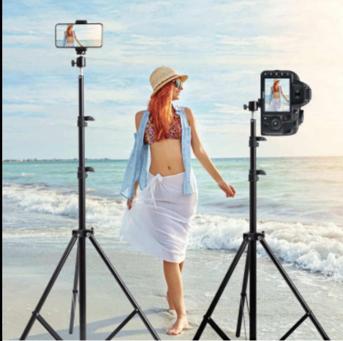 Fairco Statief 2M met draaibare smartphone houder thumbnail 3