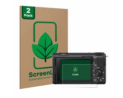 ScreenLeaf - Screenprotector voor Sony Alpha ZV-E10 II - Duurzame schermbescherming Folie Beschermfolie transparant 2 Stuks