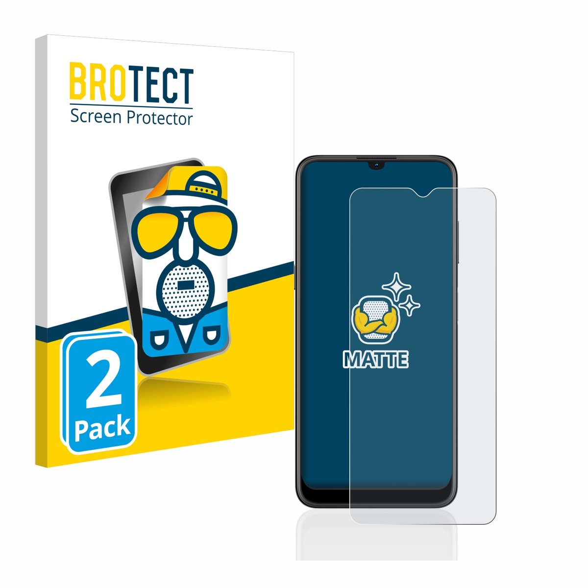 BROTECT - Screenprotector voor Nokia G21 - Folie Beschermfolie matte 2 Stuks