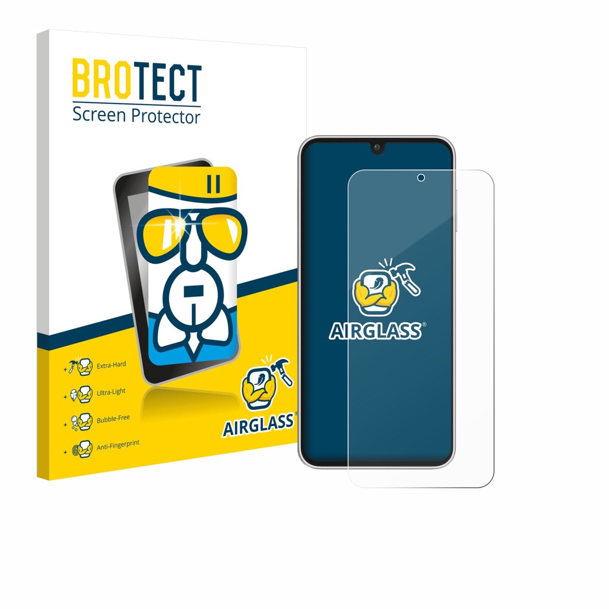 Screenprotector voor Samsung Galaxy F17 5G Beschermglas transparant