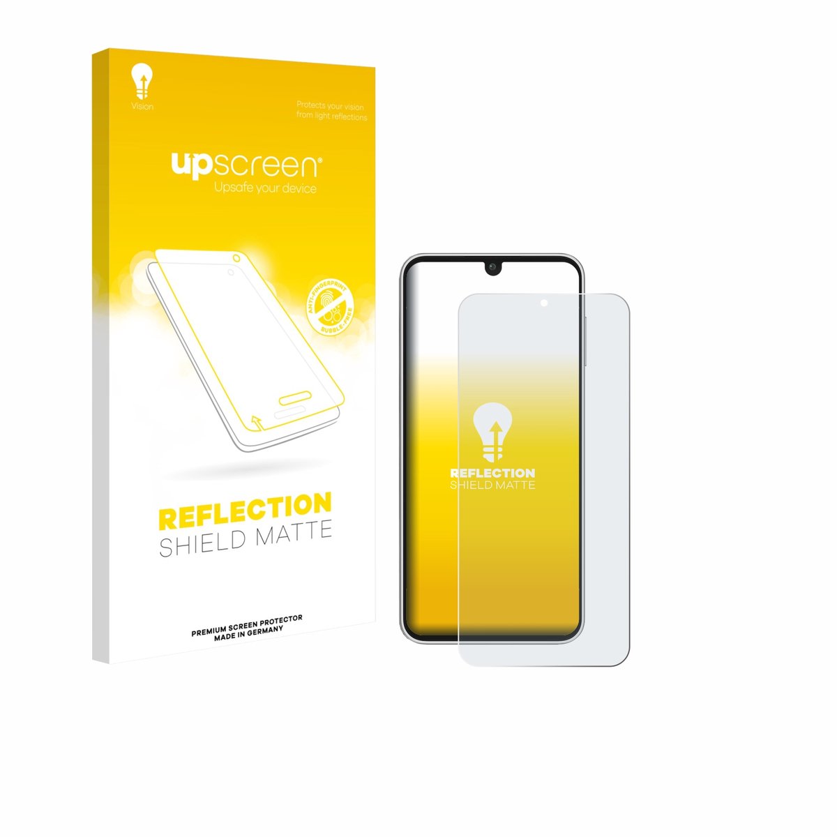 upscreen - Screenprotector voor Samsung Galaxy F17 - Folie Beschermfolie anti glare matte