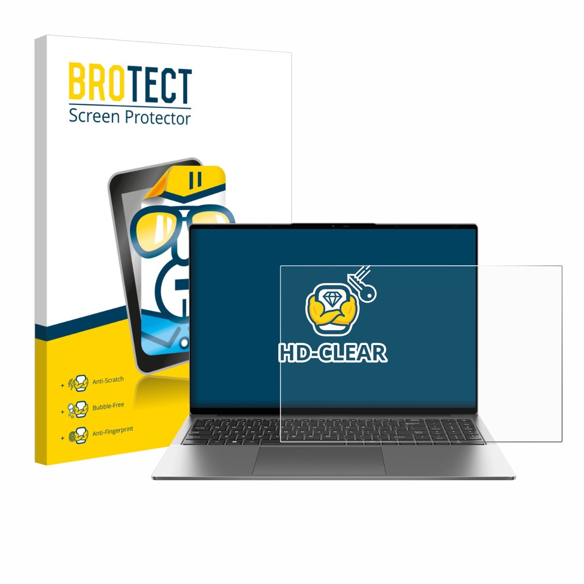 BROTECT - Screenprotector voor Teclast F16 Air - Folie Beschermfolie transparant