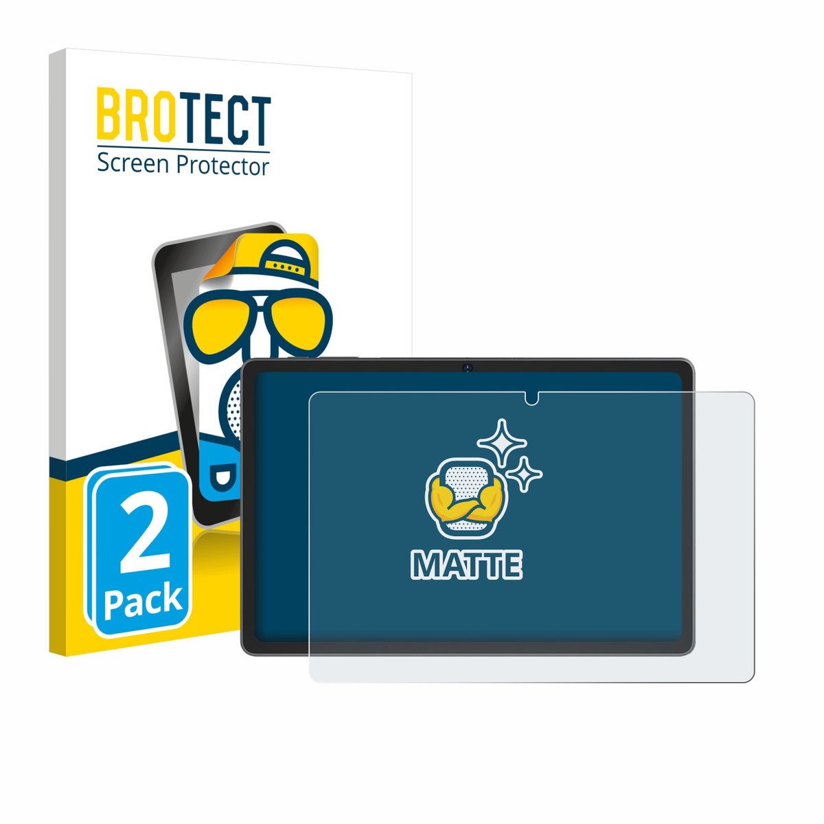 BROTECT - Screenprotector voor Tabwee T615 11" - Folie Beschermfolie matte 2 Stuks