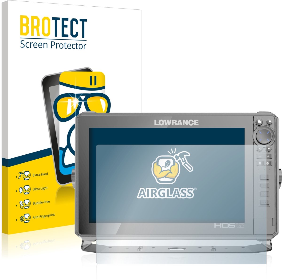 Screenprotector voor Lowrance HDS Live 12" Beschermglas transparant