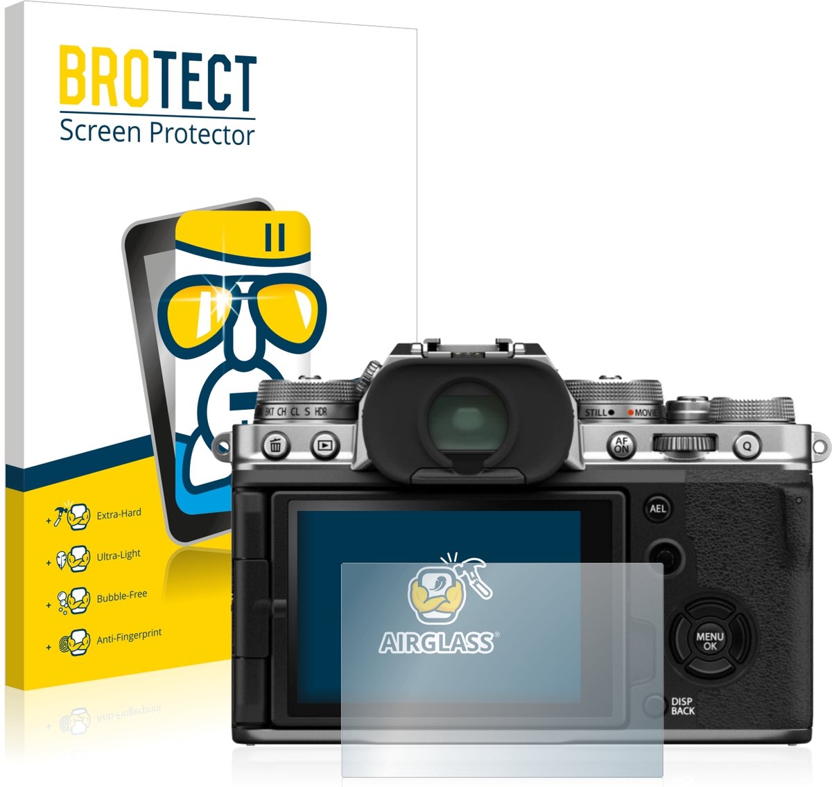 Screenprotector voor Fujifilm X-T4 Beschermglas transparant