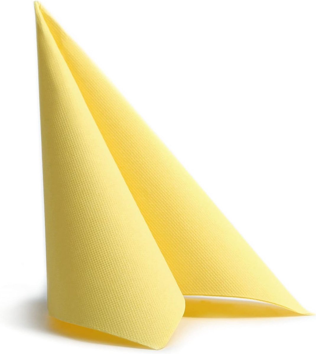 Gele Papieren Servetten 38x38 cm - 2-laags Keukentextiel (50 Stuks)