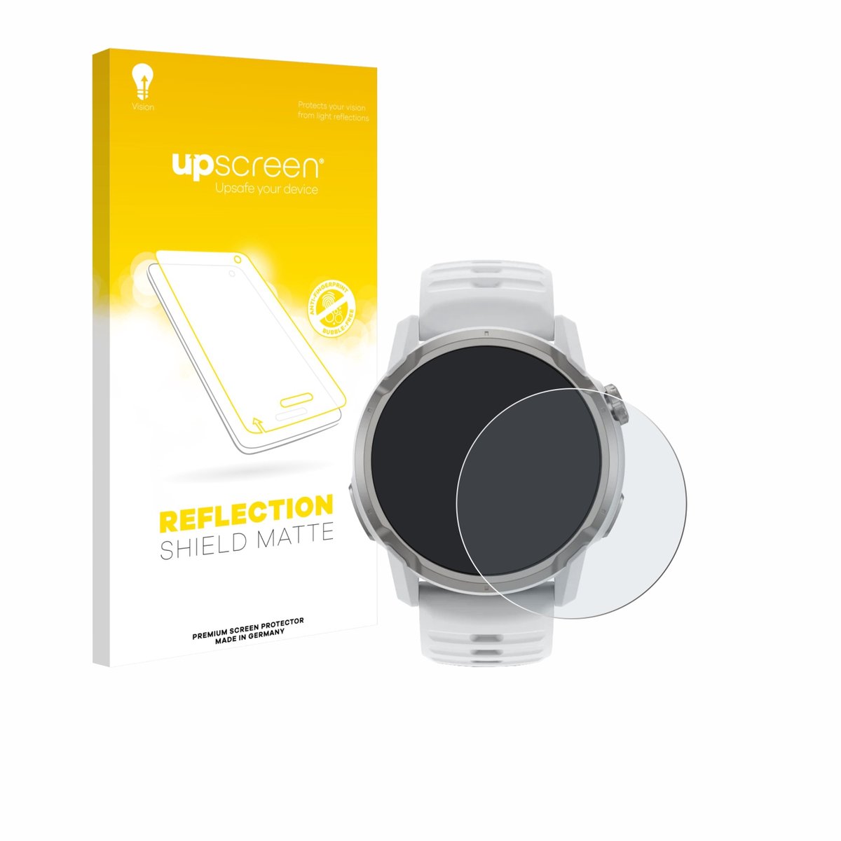 upscreen - Screenprotector voor Coros Apex 4 (46 mm) - Folie Beschermfolie anti glare matte