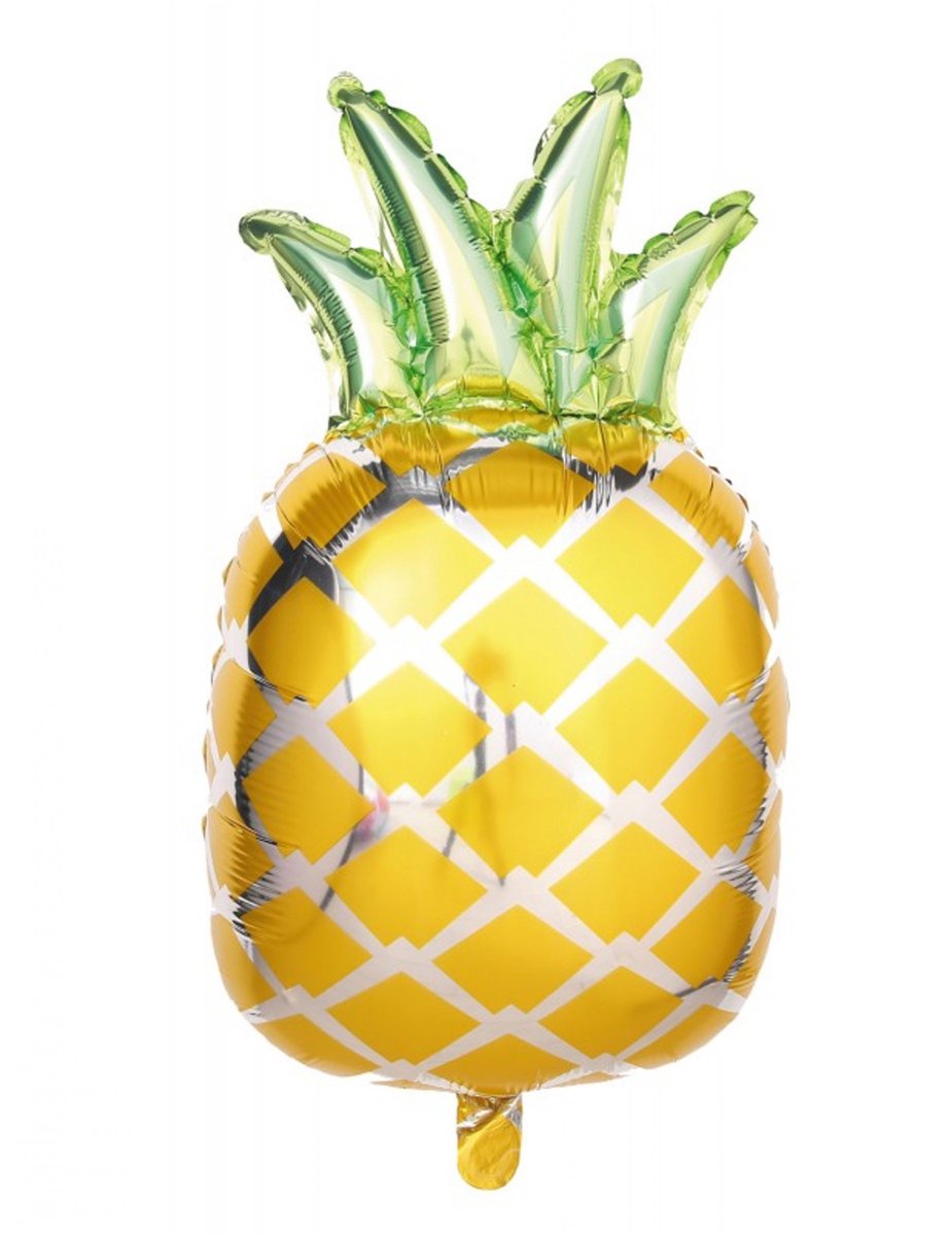 PARTYPRO - Metallic ananas aluminium ballon 69 x 44 cm voor feest